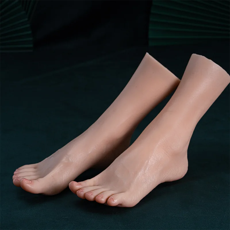 Nail Art Practice Female Mannequin Foot Fetish Simulation Silicone