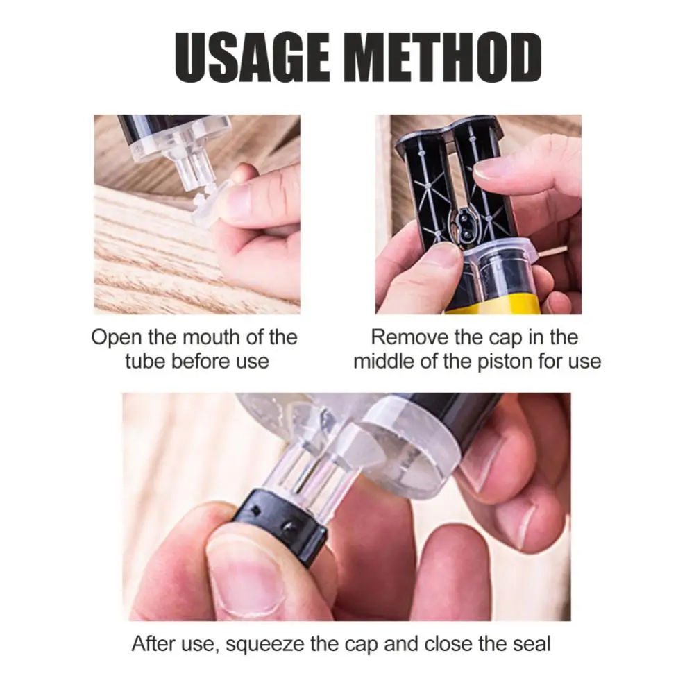 Description Picture 4 of itemUniversal Epoxy Resin AB Glue For Glass Metal Ceramic Woodworking Waterproof Repair Strong Adhesive Glue Super Liquid Glue