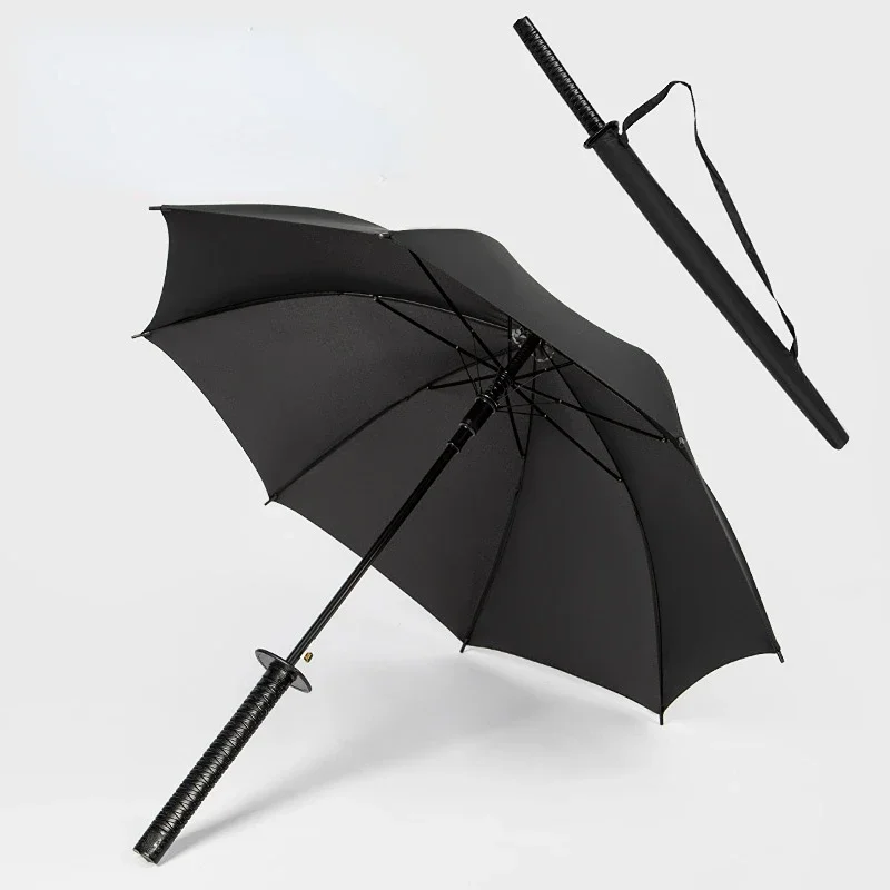 

Reinforced Men's Samurai Umbrella Japanese Modern Folding Umbrella Creative Metal Paraguas Hombre Household Merchandises