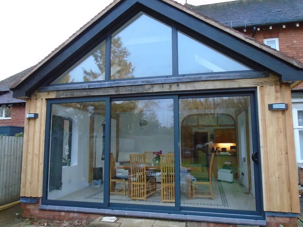 DN Heavy Duty Sliding Doors Narrow Aluminum Frame Modern Design Exterior Door for Home Outdoor Size Glass Slide Door