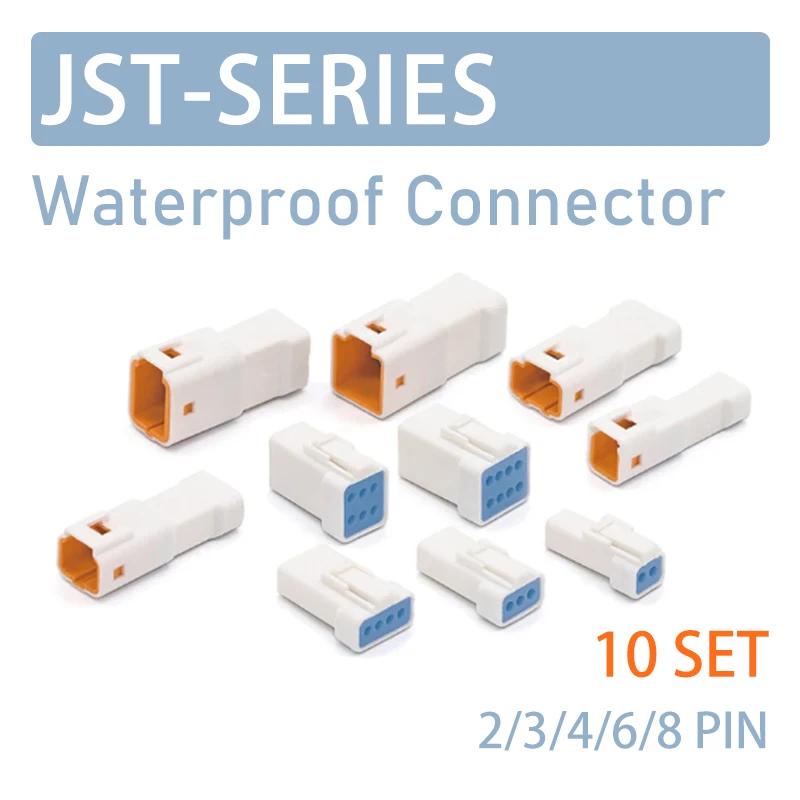 10-sets-JST-Connectors-LED-Automotive-Wiring-Harness-Light-Strip ...