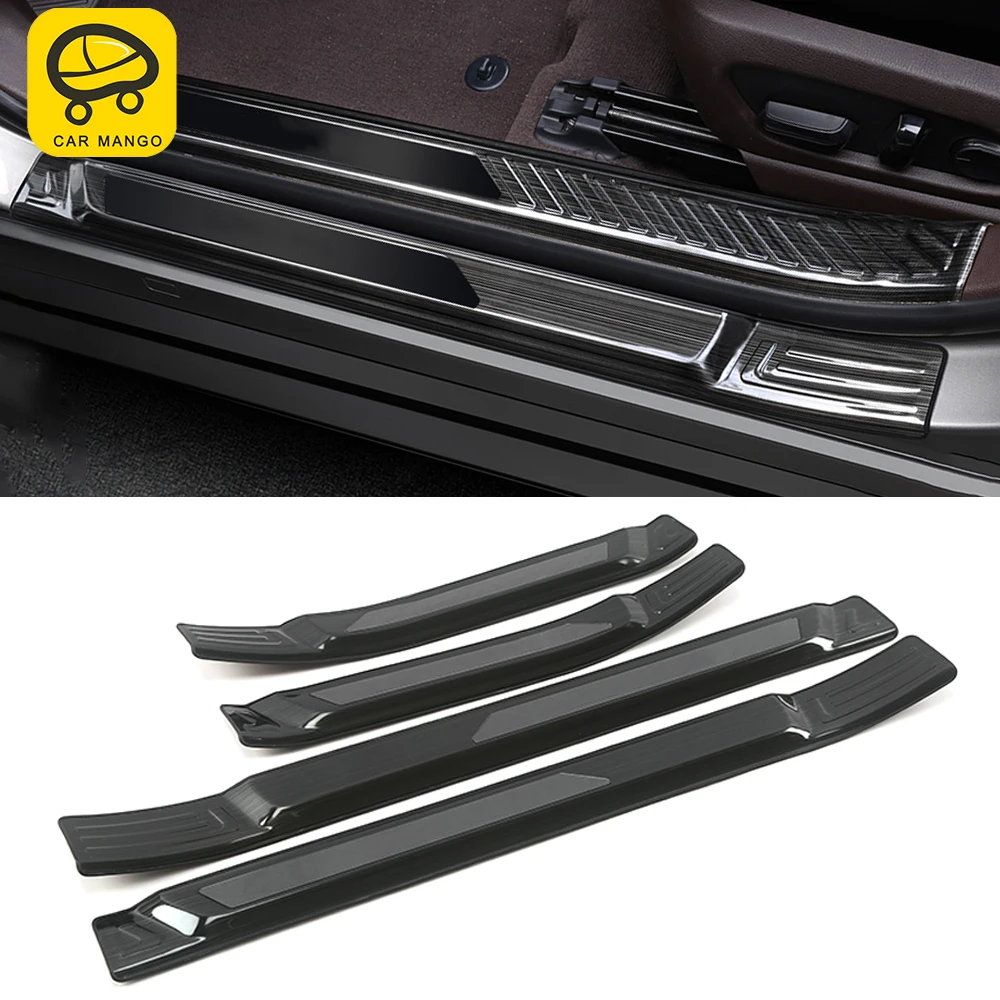 

CarManGo for Lexus ES XZ10 2018-2022 Car Accessories Door Threshold Sill Scuff Plate Guard Welcome Pedal Pad Frame Cover Sticker