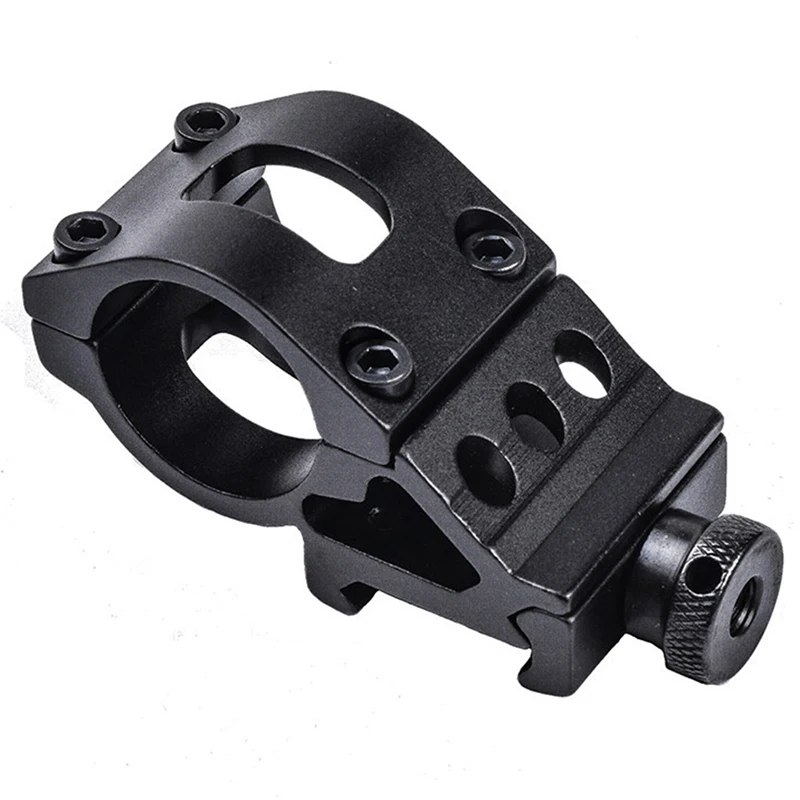 

Tactical 25.4mm Quick Release Offset Flashlight Scope Mount 20mm Picatinny Rail 45 Degree Sight Mount Hunting Accessories