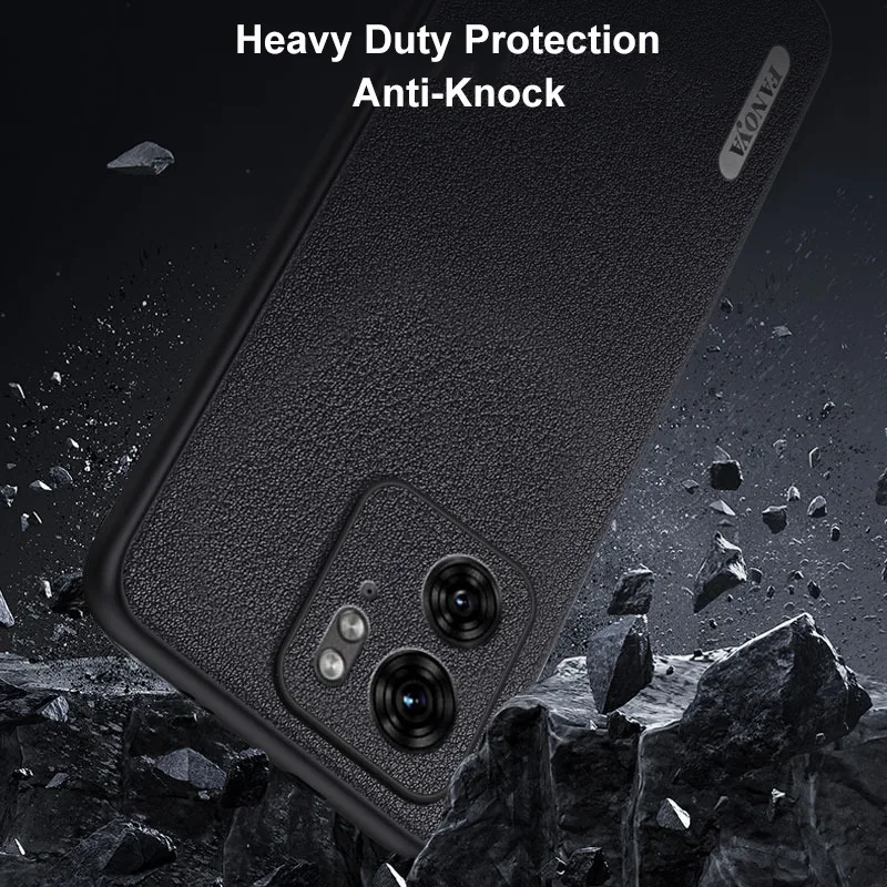 Luxurious PU Leather Phone Case with Silicone Protection