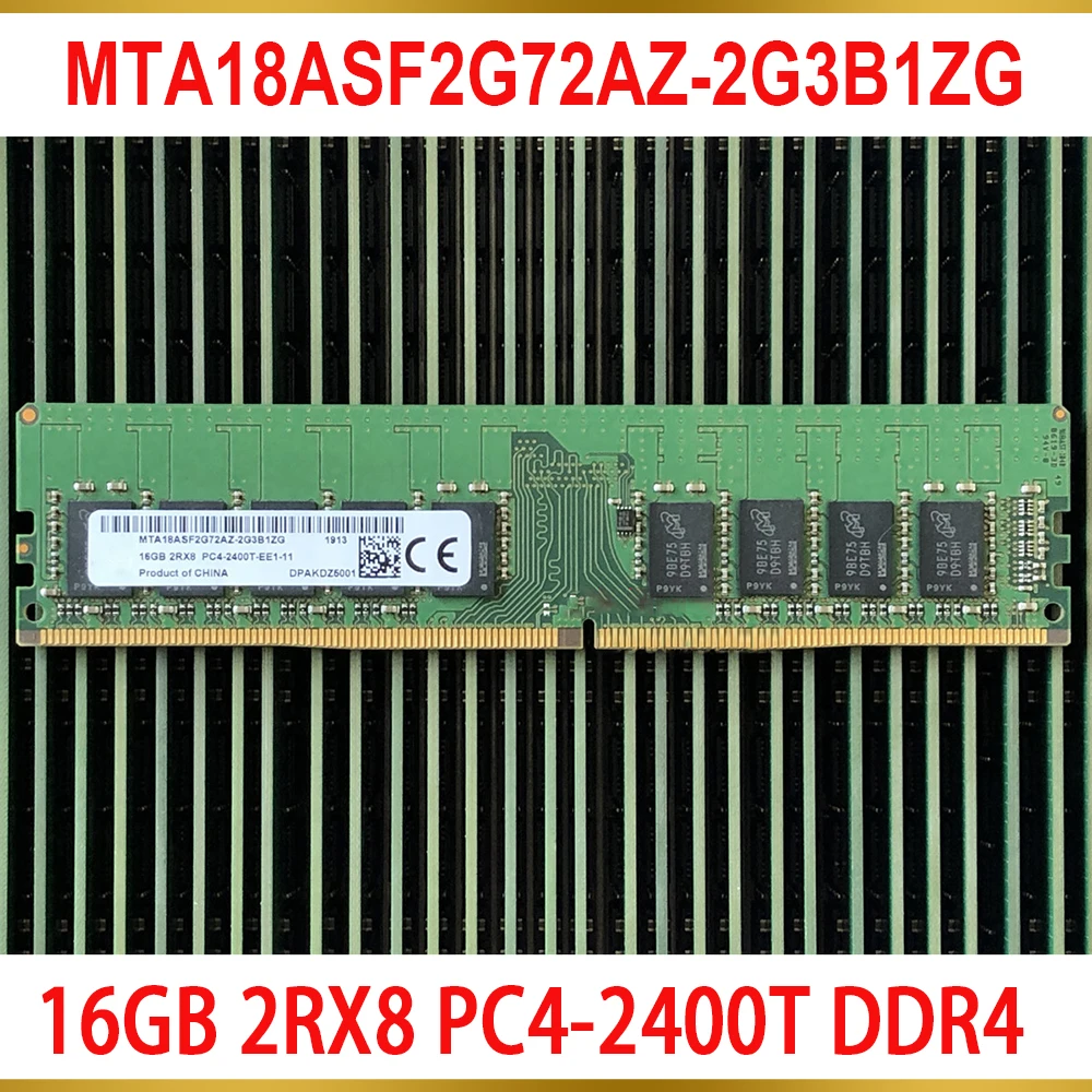 1PCS Server Memory 16G 16GB 2RX8 PC4 2400T DDR4 2400 DDR4 ECC For MT RAM MTA18ASF2G72AZ