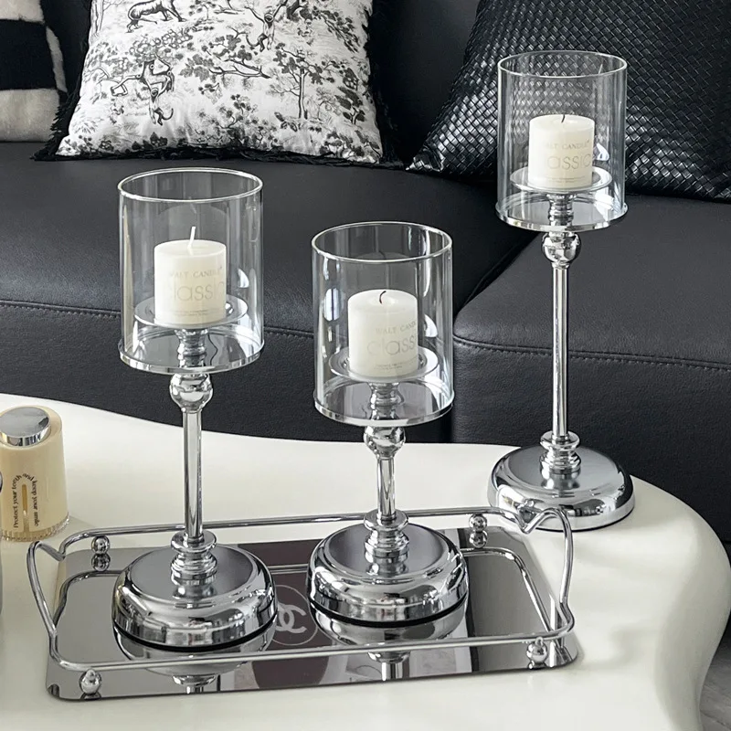 Nordic Luxury Creative Hurricane Candleholder Stylish Gold Metal And Glass Candle Holder For Wedding Ornaments Home Decoration - Image 3