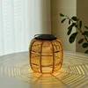 Solar Landscape Lamp 600mAh Imitation Rattan Yard Lantern Waterproof Lighting Ornaments Home Decor for Bedroom Outdoor  Backyard 1