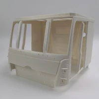 Hercules Hobby 1/14 Scale Plastic Tractor Truck Model Kit 2 Axle Actros with Opening Door 1