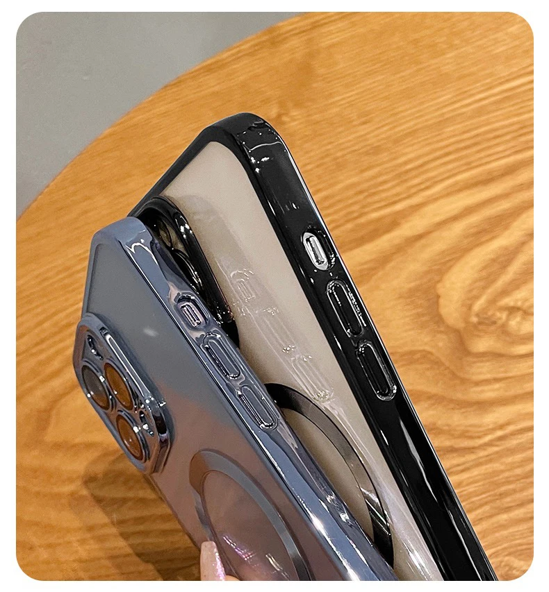Luxury MagSafe Magnetic Case | Slim Wireless Charging Cover with Camera Protection