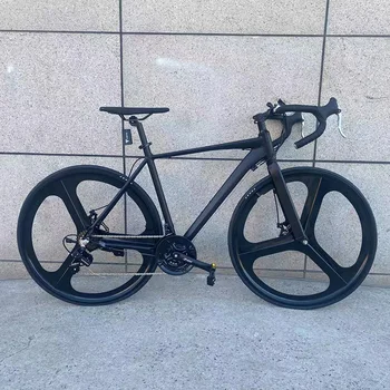 성인용 디스크 브레이크 로드 바이크 프레임 세트, 레이싱 자전거, 알루미늄 합금, MTB 자갈 자전거, 700c, 21, 24, 27/30 속도, 무료 배송