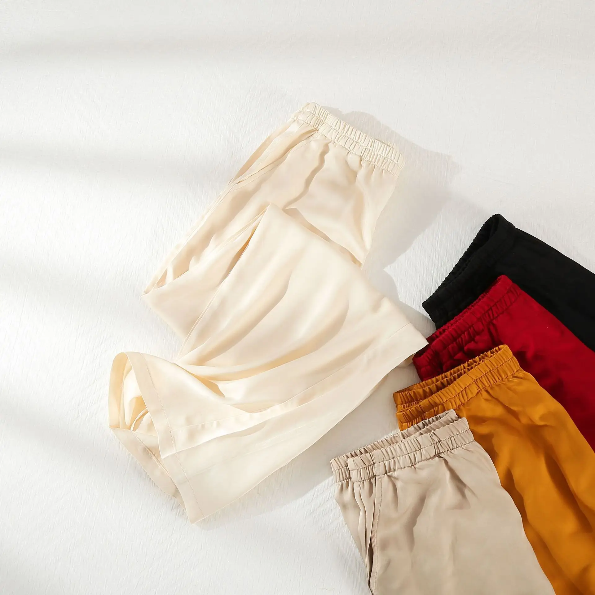 Viscose Pajamas Pants Home Sleepwear Spring Summer New Thin Casual Trousers Pyjama Bottoms Homewear Sleep Pants Woman_ecoleips.com