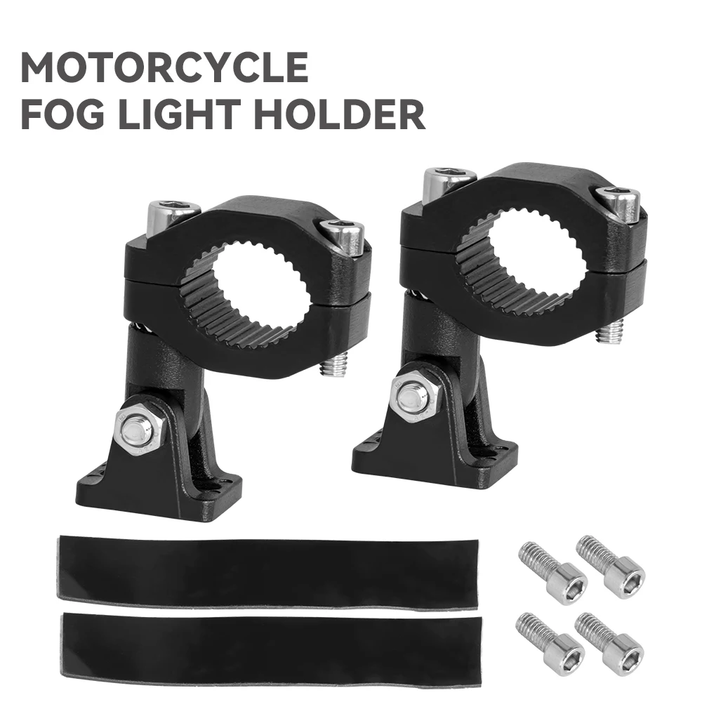 Motorcycle LED Headlight Spotlight Clamps Bracket Tube Mount For Motorcycle Fog Light Auxiliary Lamp Holder Motos Accessories motorcycle light bracket motorcycle headlight clamp motorcycle headlight mount