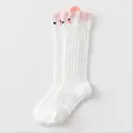 White Pink Bear Sock
