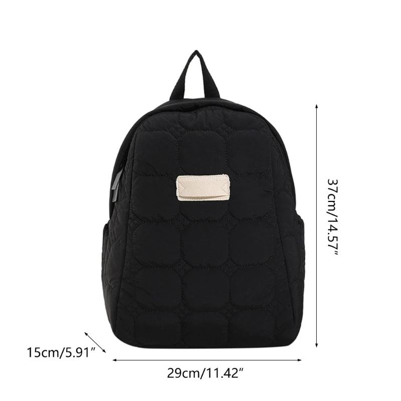 Casual Puffer Backpack Outdoor Backpack Large Capacity Backpack School Bag