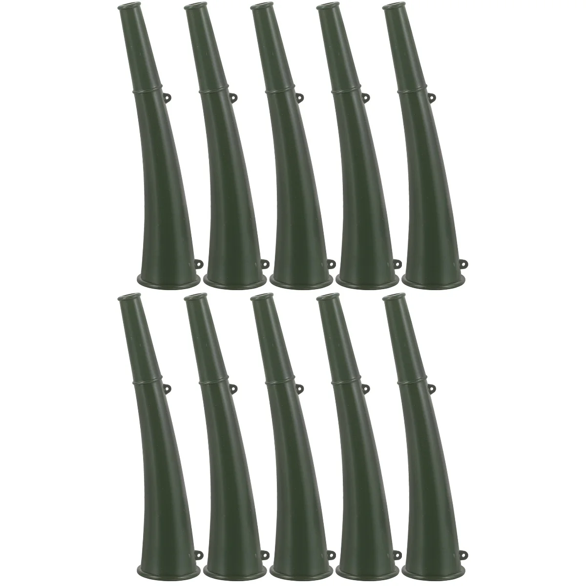 

10 pcs Stadium Horns Outdoor Plastic Signal Horns Noise Makers Horns for Training