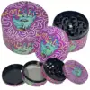 50mm Metal Bleach herb Grinder 4-Layer Spice Crusher pepper Mill Mortar Pernida Raw grass Tobacco Grinder Cigarette Accessories 1