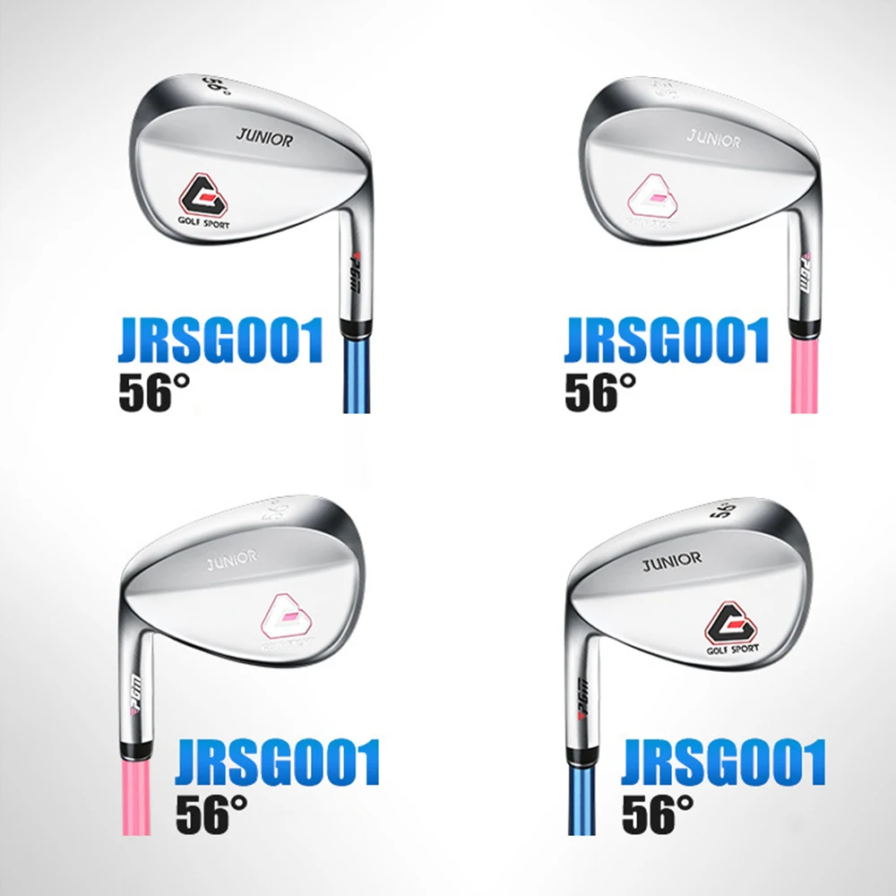 

PGM Junior Golf Clubs #7 Iron Pole Flex R Kids Left Right Handed Stainless Steel 3-12 year Children Sand Wedge 56 Degree JRSG001