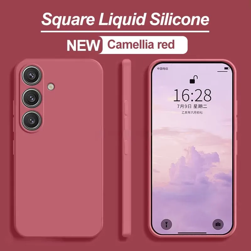 Soft Liquid Silicone Phone Case for Samsung Galaxy S Series – Premium Protection and Style