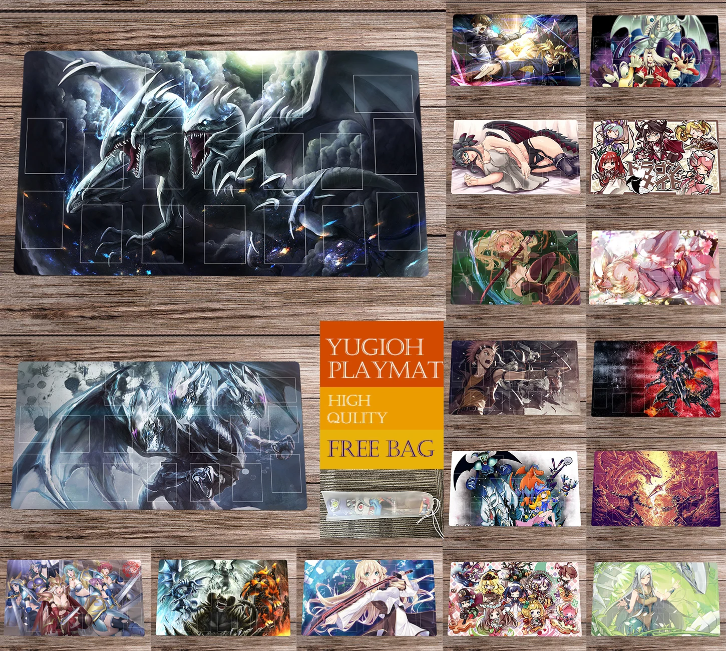 Hot Yugioh Playmat Tcg Ccg Mat Trading Card Game Mat Anime Board Game