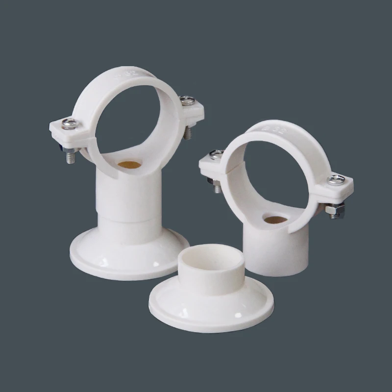 20 Clip Per Tubi Acqua PVC 50 Mm - Morsetti A U Per Fissaggio Tubi Da 5.1 Cm - Staffe Portatubo - 2