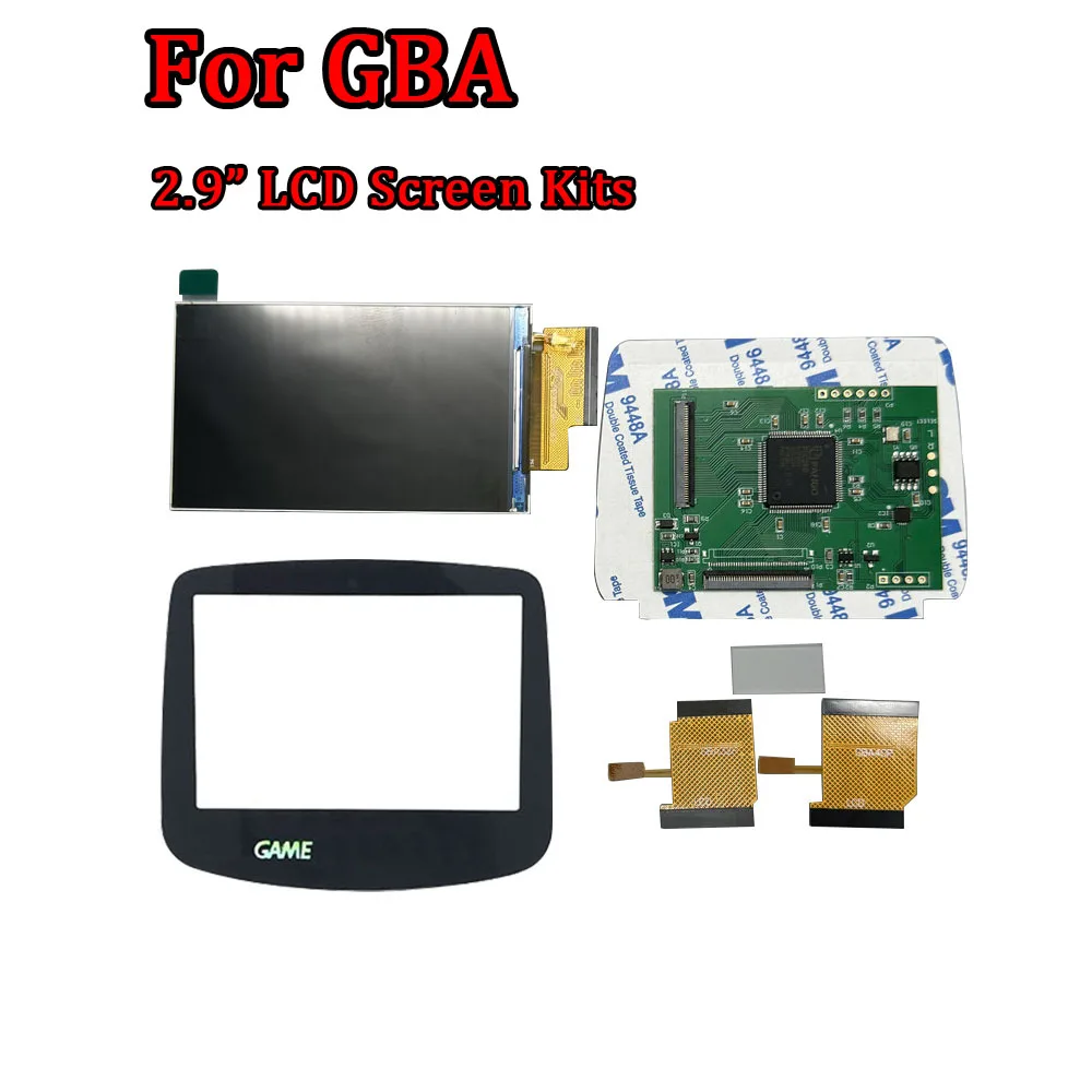 new-29-inch-high-brightness-point-to-point-display-ips-lcd-screen-kits-for-gameboy-advance-gba-replacement-need-not-cut-shell