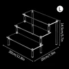 1-3 Tier Perfume Organizer Box Transparent Acrylic Doll Display Stand Holder Transparent Perfumes Storage Rack Shop Display Tool 6