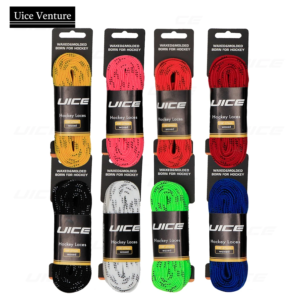 Ice Hockey Skate Laces 84-120in Nylon Dual Layer Braid For Sports Roller Derby Skates Skates Boots Ice Hockey Skates Shoe 2