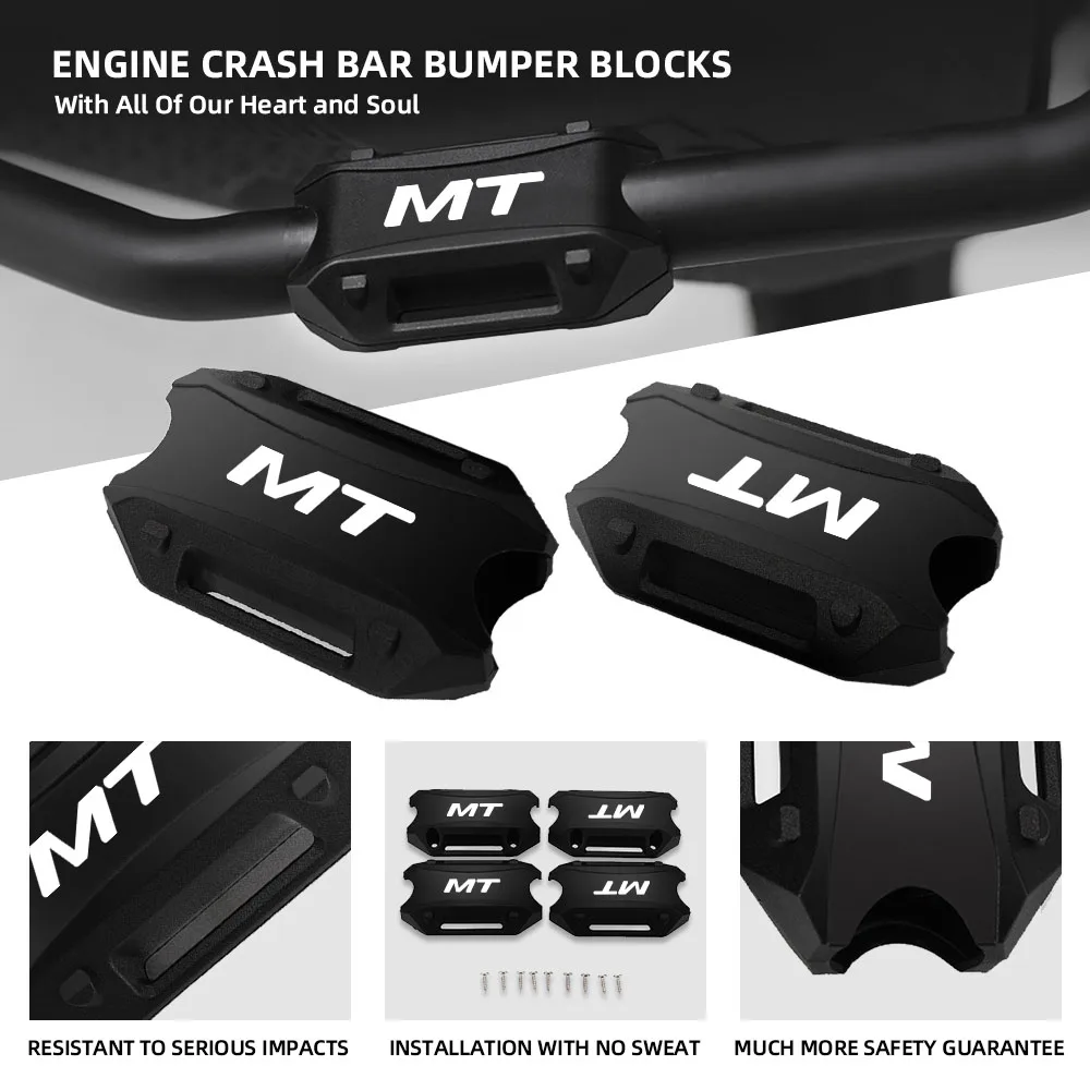 

25MM Decorative Block Motor Engine Guard Bumper Crash bar Protection For CFMOTO CF MOTO X6 X8 500 ATV 150 250 400 650 MT NK GT