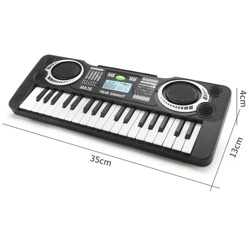 Portable 37 Keys Digital Keyboard LED Display Digital Electronic Piano Children Musical Instrument Kids Educational Toy 6