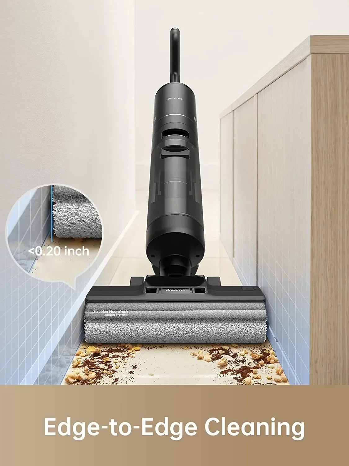 Dreame Tech H12 PRO Powder Injector, Smart Floor Injector Without Cable, Vacuum Cleaner and Ball To Hard Floor With Hot Air Ring 5