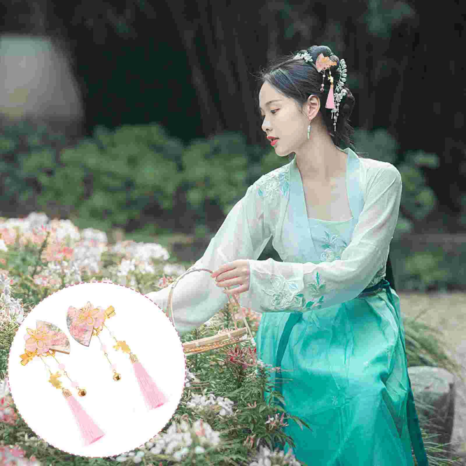 

Hair Japanese Clips Accessories Clip Tassel Kimono Flower Hairpin Headdress Geisha Chinese Rabbit Barrettes Japanese Hairpins
