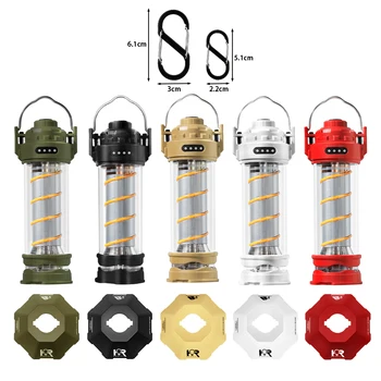 LED Camping Light with Tripod – 5 Modes USB Rechargeable Portable Lantern 1