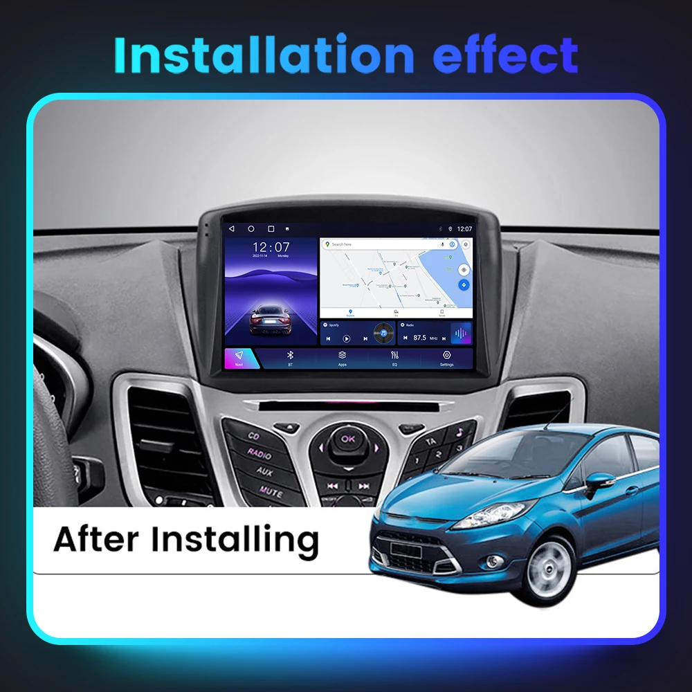Autoradio Android 10.0 GPS <br/> Fiesta