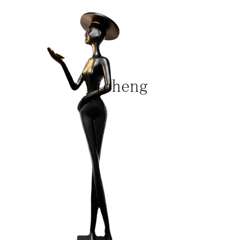 

Xl Humanoid Art Sculpture Floor Creative Abstract Figure Ornament Decoration