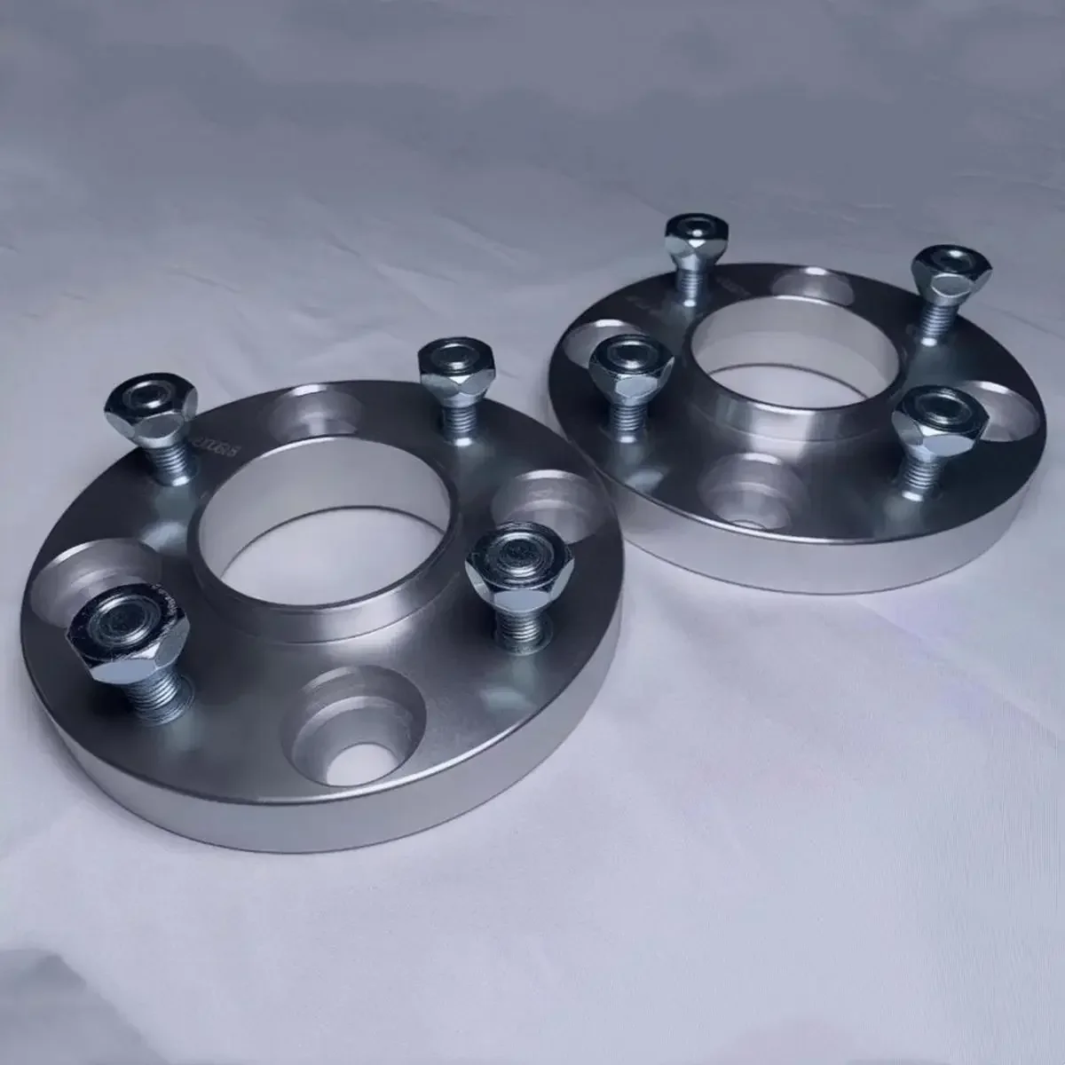 2pcs 25mm Wheel Adapters Spacers PCD 4x100 Hub Centric 54.1mm Lug Studs M12x1.5