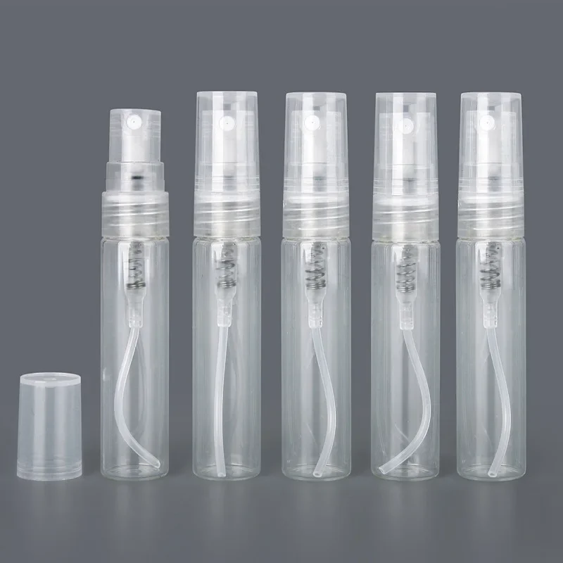 

8/10PCS 5ml Mini Perfume Bottle glass Spray Refillable Empty Bottles Cosmetic Containers Portable Perfume Atomizer