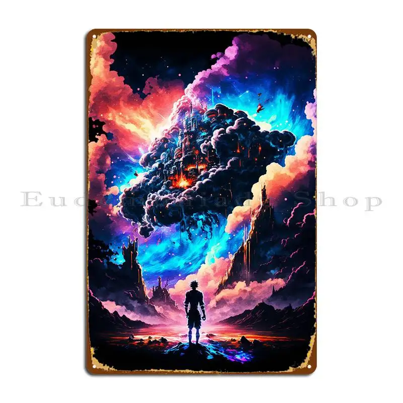 

A Colorful Fantasy World Metal Sign Club Bar Printed Living Room Wall Custom Tin Sign Poster