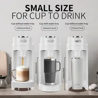 Portable Fully Automatic Coffee Machine 110V-240V Capsule Coffee Machine Capsule/Powder Dual-Use Restaurant Hotel Espresso 1