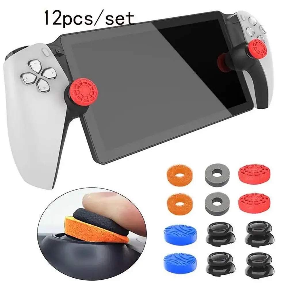 Adatto Per Ps5 Streaming Handheld Ps5 Portal 12 In 1 Joystick Cap Protection Set, Joystick Sponge Soft Cushion Cover