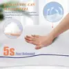 Cooling Luxury King Size Bed Pillows Set of 2 Soft Down Alternative Filling Breathable Comfortable Sleep Support Ideal Back 3