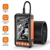 4.3inch Industrial Endoscope Camera HD1080P Car Inspection Borescope IP67 Waterproof Sewer Camera With 8LEDs Hard 1