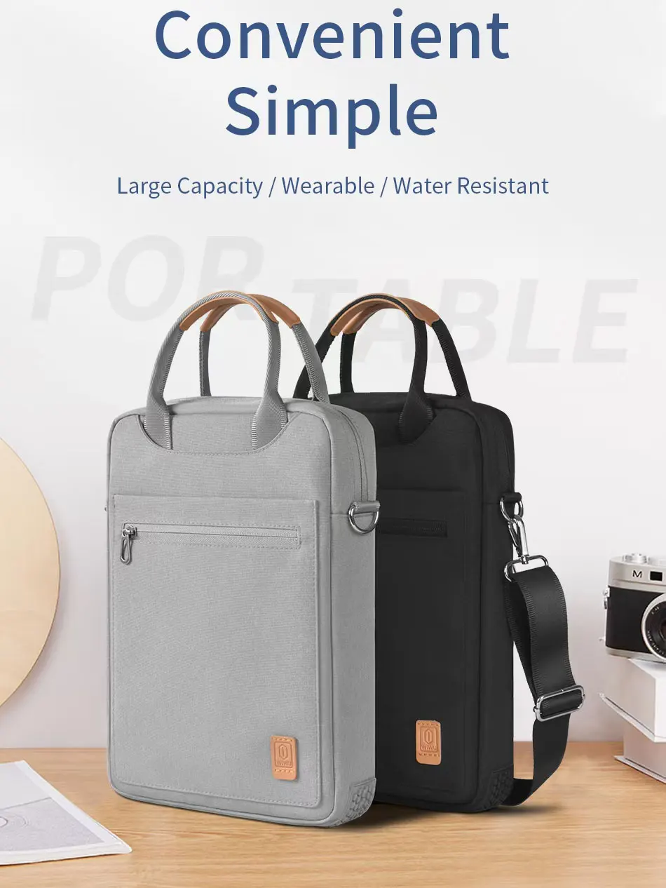 WiWU-Bolsa impermeável para laptop para iPad Pro,