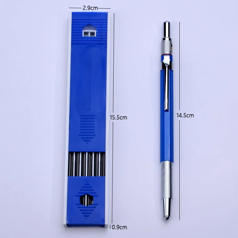 Mechanical Pencil 2.0mm with Black Color Lead Refills for Student Writing Sketching Painting Automatic Pencil Stationery