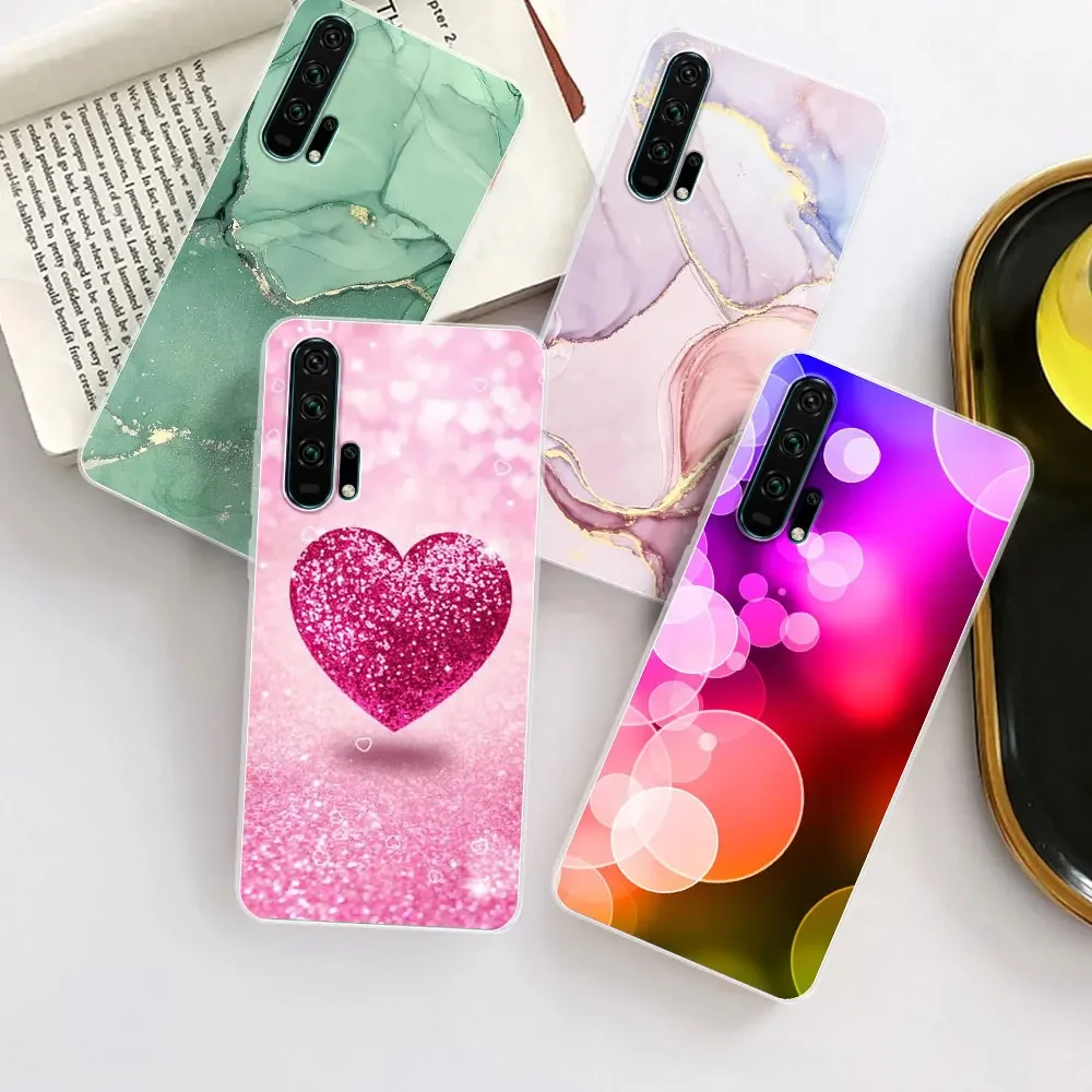 Premium Clear Soft Silicone Phone Case – Elegant Protection for Huawei Honor 20 Series