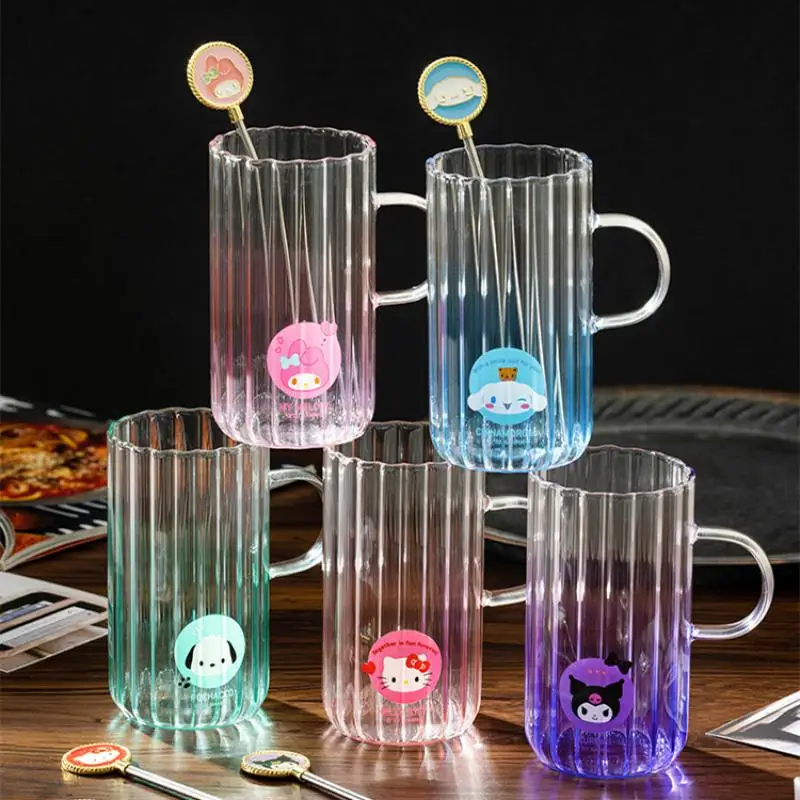 Hello Kitty Novelty Glass Cup 2-set from japan
