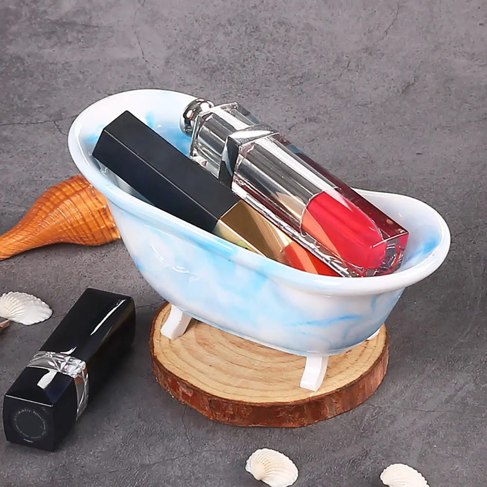 For Fun DIY Crystal Epoxy Resin Mold Bathtub Soap Box Storage Box Tray Silicone Mold Desktop Decoration Handmade Making silicone mold