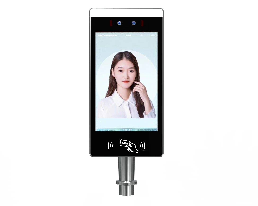 8 Inch Touch Screen Face Recognition Time Attendance Biometric Terminal Access Control Machine