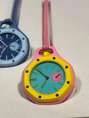 26 Years Old New Pocket Watch Octagonal Pop Style Neck Quartz Movement Candy Color Quartz Watch Color - Image 10