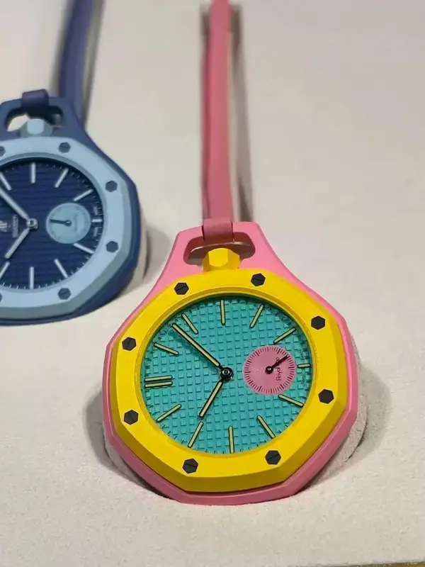 26 Years Old New Pocket Watch Octagonal Pop Style Neck Quartz Movement Candy Color Quartz Watch Color - Image 10