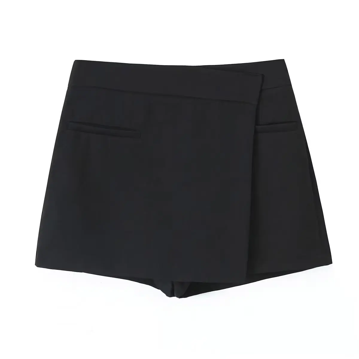 

Новая модная универсальная ассиметричная текстура повседневная юбка брюки для женщин